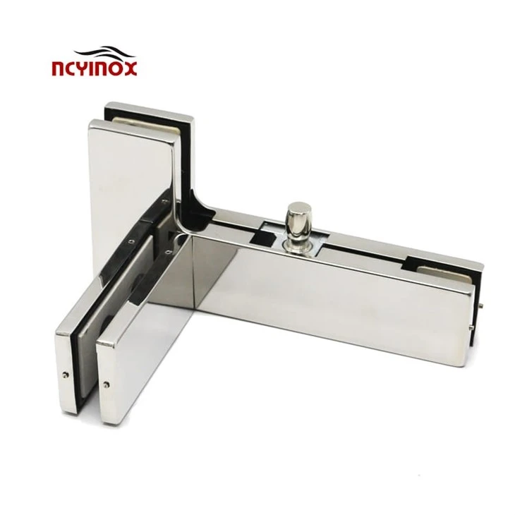 Glass Hardware Clamp Bottom Patch Fitting Glass Door Fitting For Frameless Glass